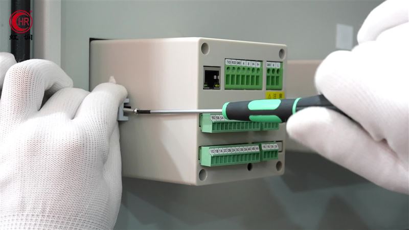虹潤OHR-G100T彩屏無紙記錄儀安裝接線的操作講解