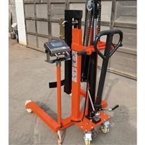 油桶搬運(yùn)車電子秤 上海350kg防爆倒桶稱