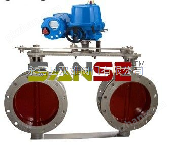 DL941W电动双联动烟气蝶阀