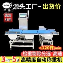 机械加工厂在线检重皮带秤剔除次品